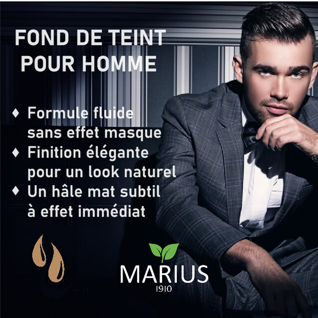 Fluide teinté - Fond de Teint pour Homme