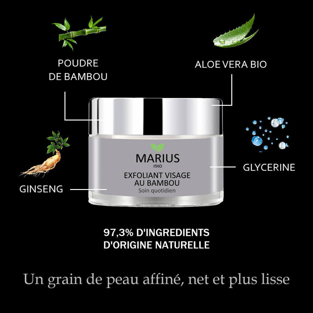 Exfoliant visage au Bambou