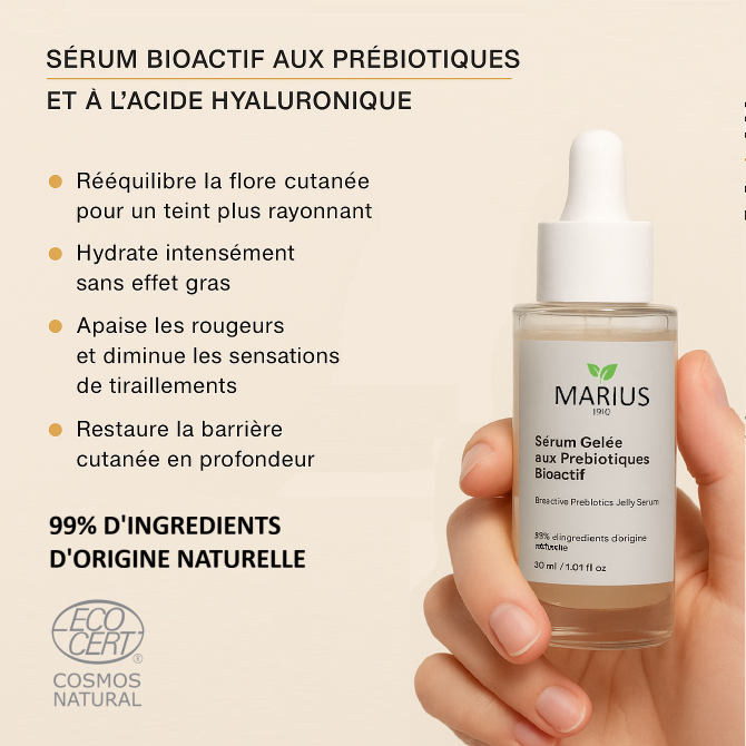Sérum Bioactif - Prébiotiques & Acide Hyaluronique