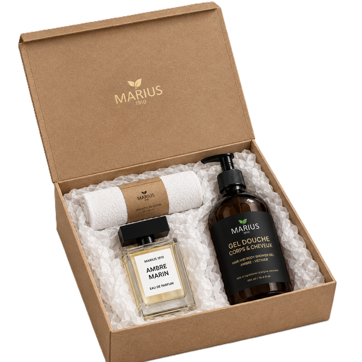 Bundle Gel douche & Eau de Parfum Ambre Marin