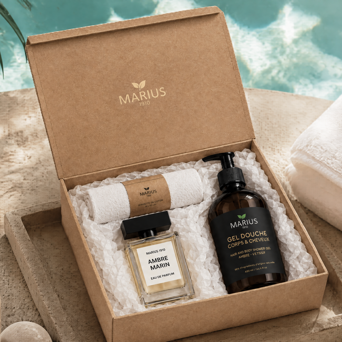 Bundle Gel douche & Eau de Parfum Ambre Marin