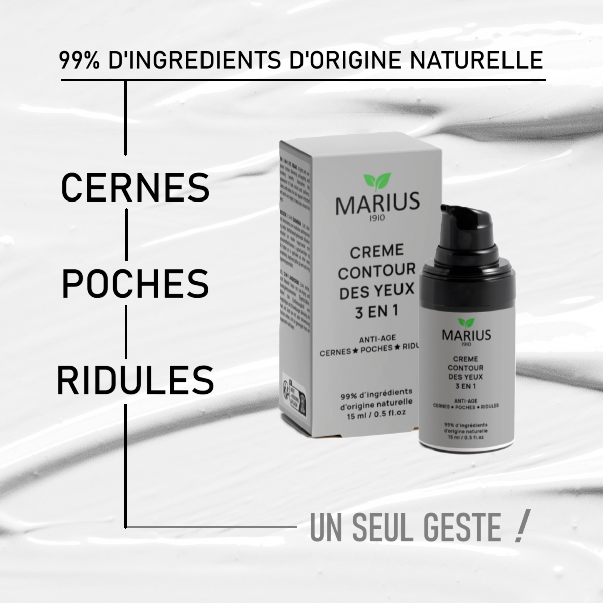 Crème anti-âge Contour des Yeux - Cernes - Poches - Ridules