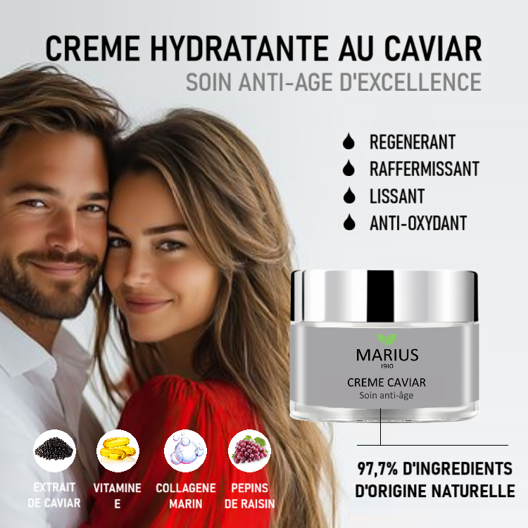 Crème caviar Anti-âge Vitamine E NATUREL ET FABRIQUE EN FRANCE