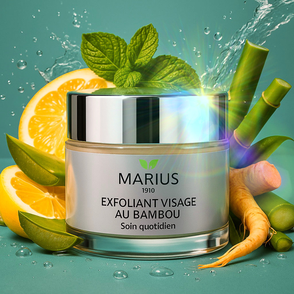 Exfoliant visage au Bambou naturel fabriqué en france