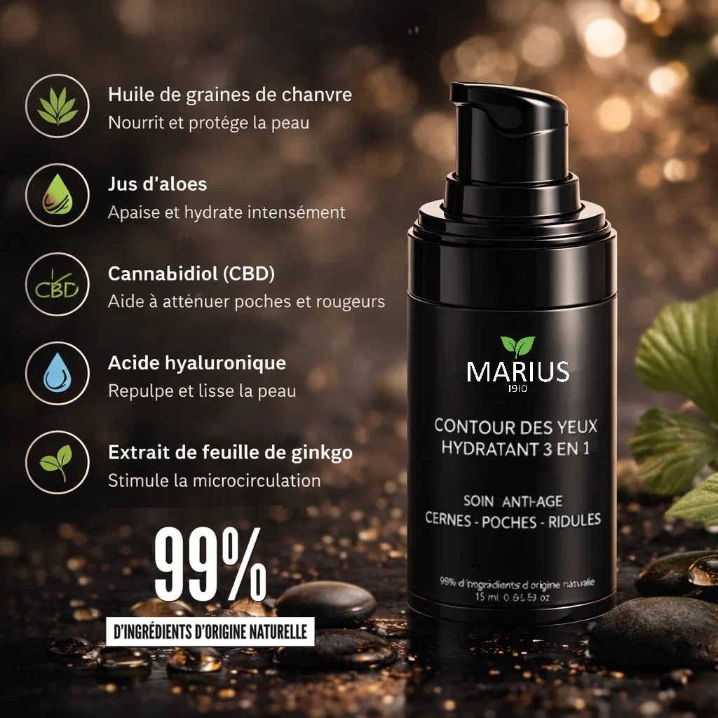 Crème anti-âge Contour des Yeux - Cernes - Poches - Ridules