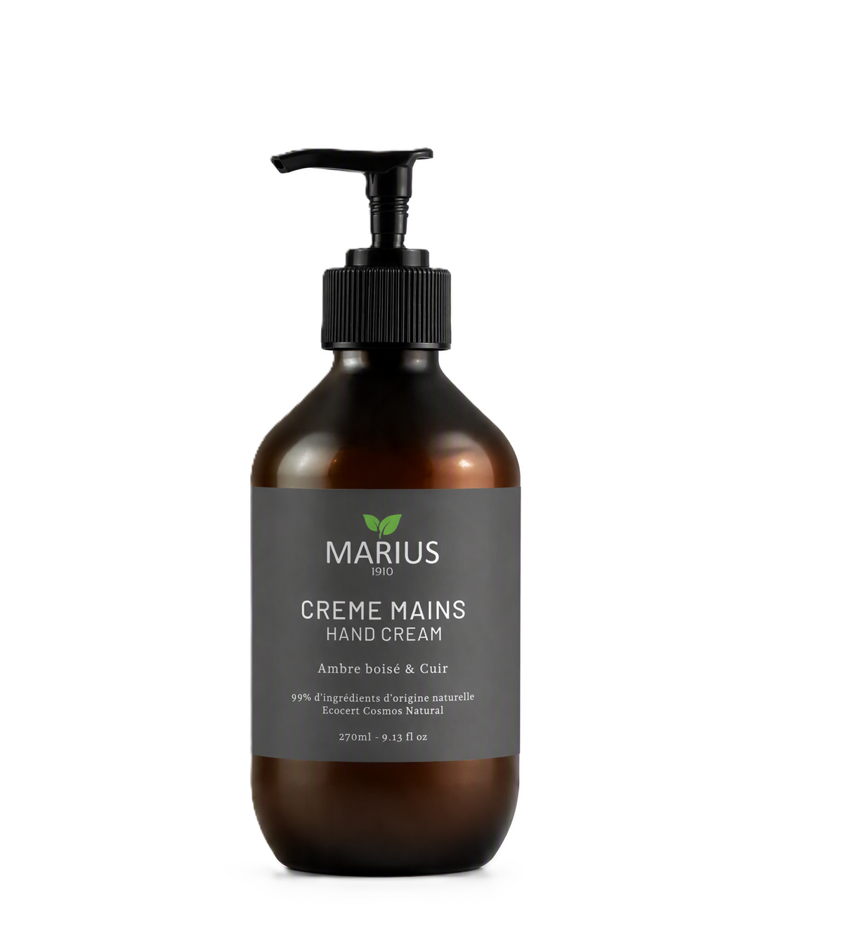 Crème mains Ambre boisé & Cuir