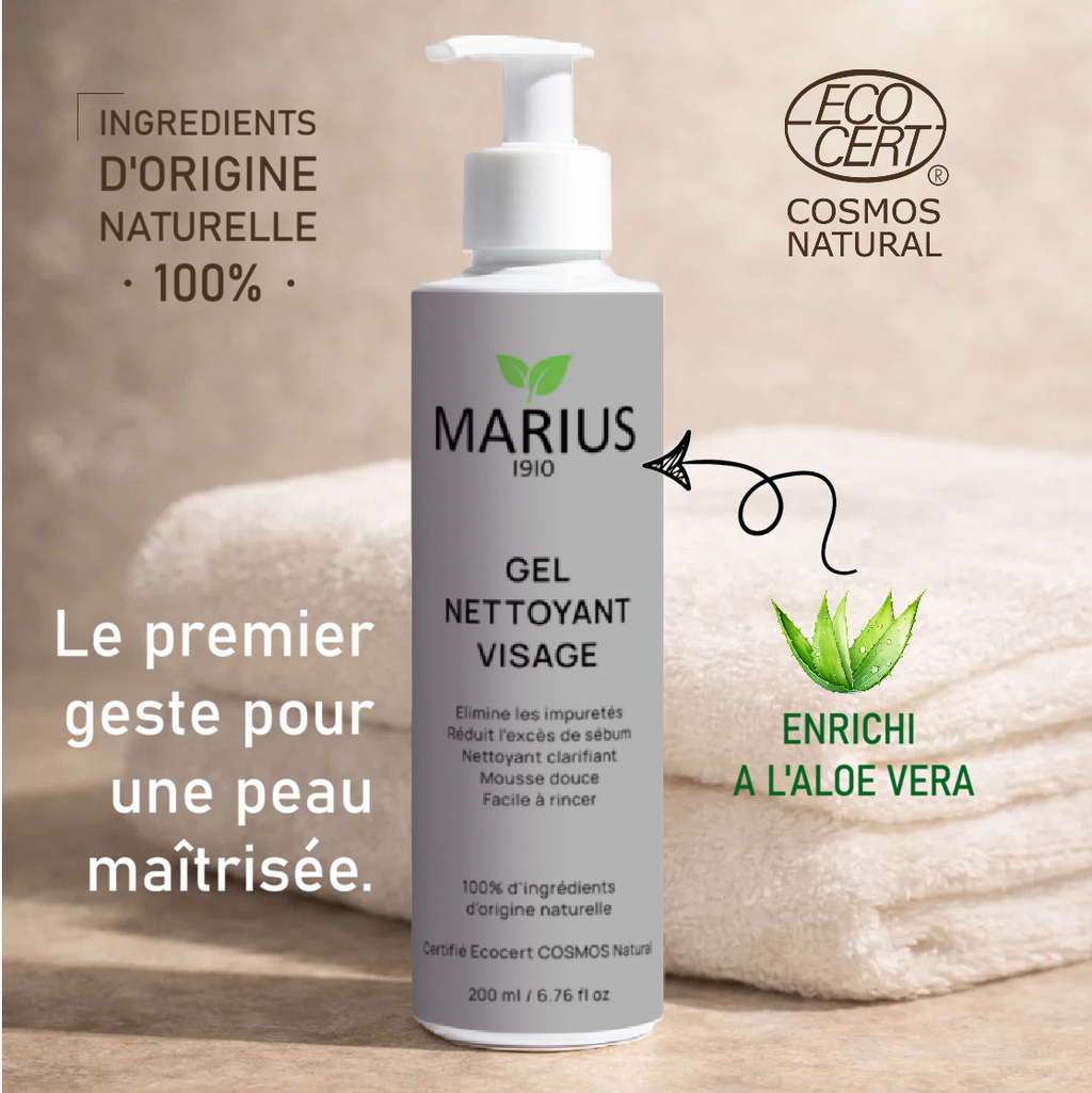 Gel nettoyant visage à l'Aloe Vera