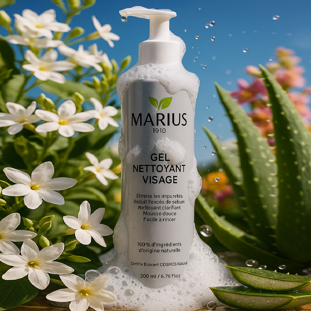 Gel nettoyant visage à l'Aloe Vera