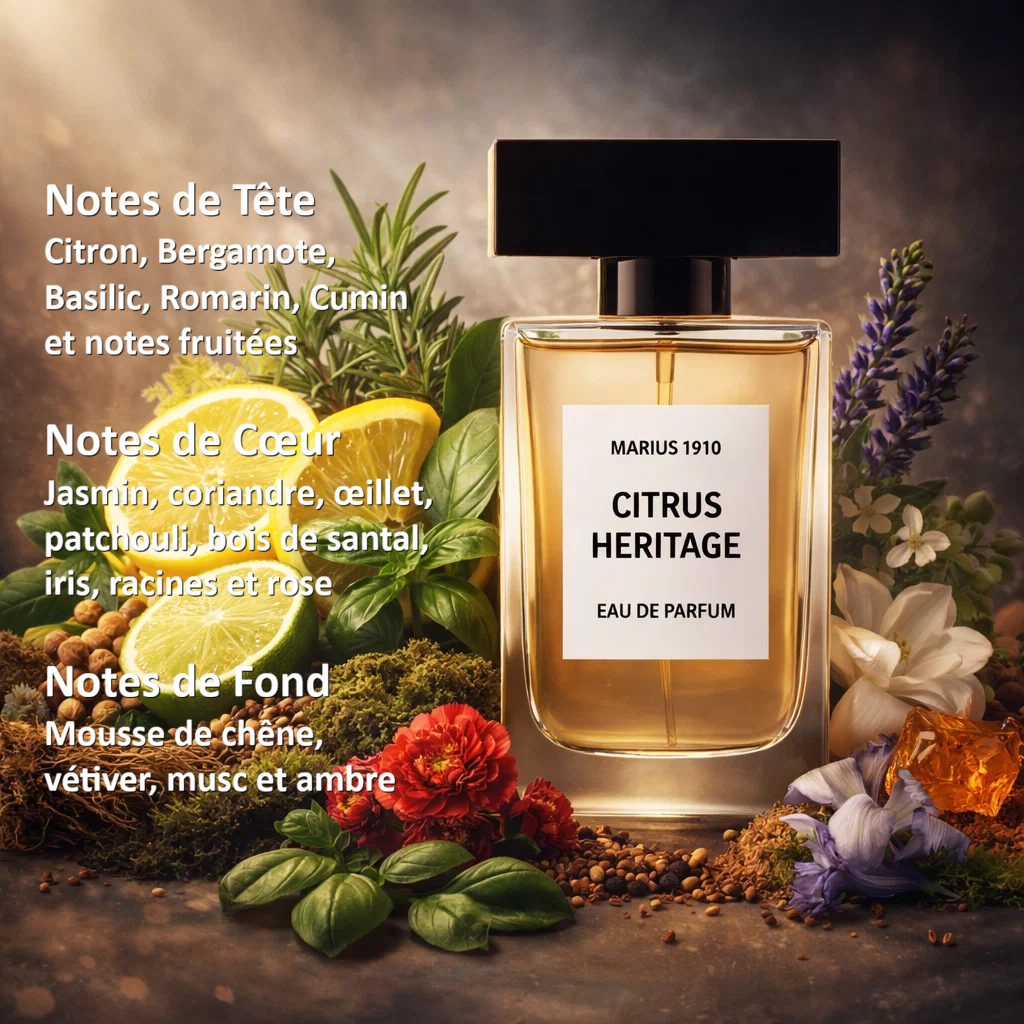 Eau de Parfum Citrus Héritage - Collection Signature